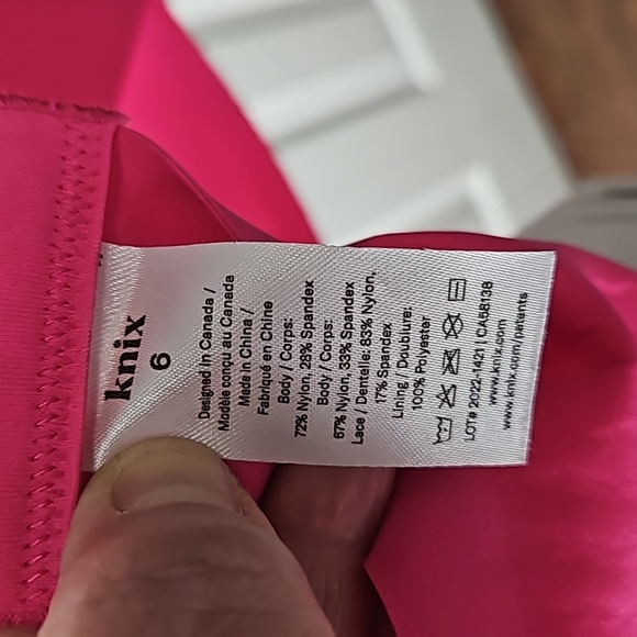 Women's Knix Lace Wingwoman Contour Bra Size 6 Pink - Picture 7 of 8